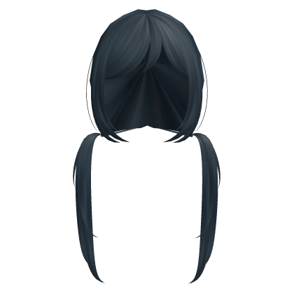 Vkei Doll Messy Anime Low Twintails in Blue Roblox item