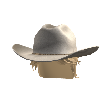 Messy Hair + Cowboy Hat