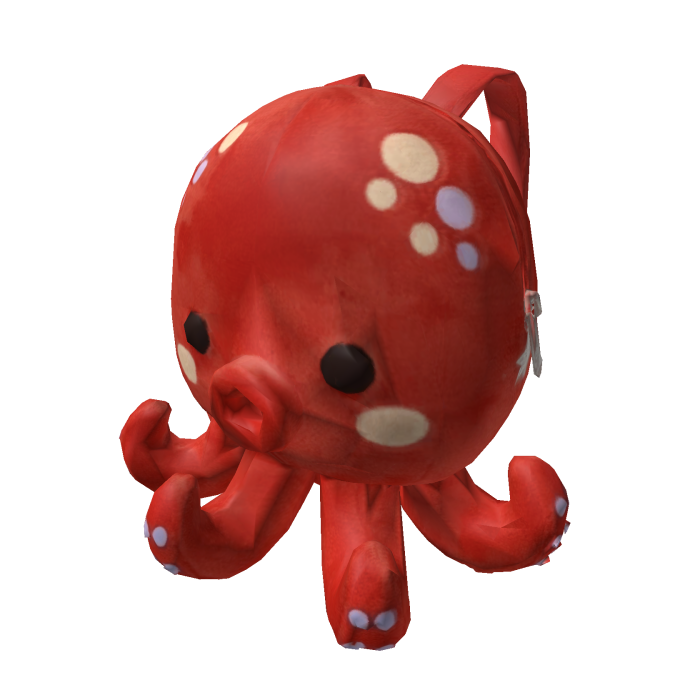 Cute Red Octopus Backpack