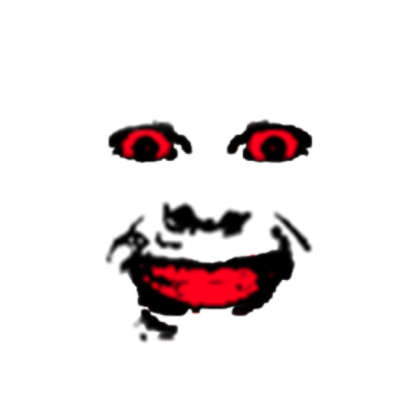 CREEPY HAHA FACE Roblox decal