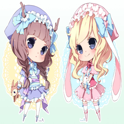 Chibi sisters Roblox decal