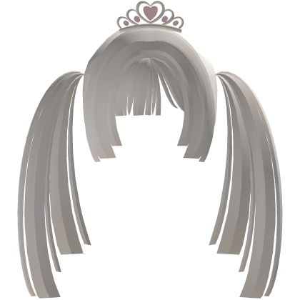 blonde double yandere tiara pigtails