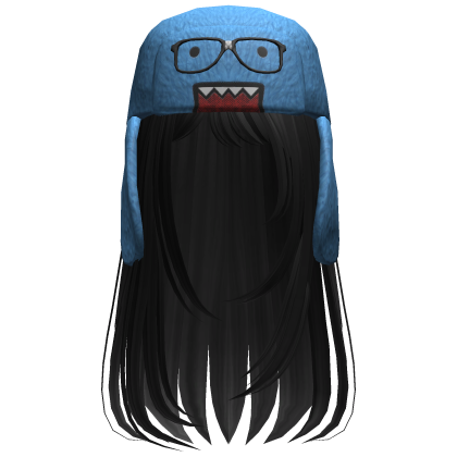 Domo Long Girl Hair Black V3