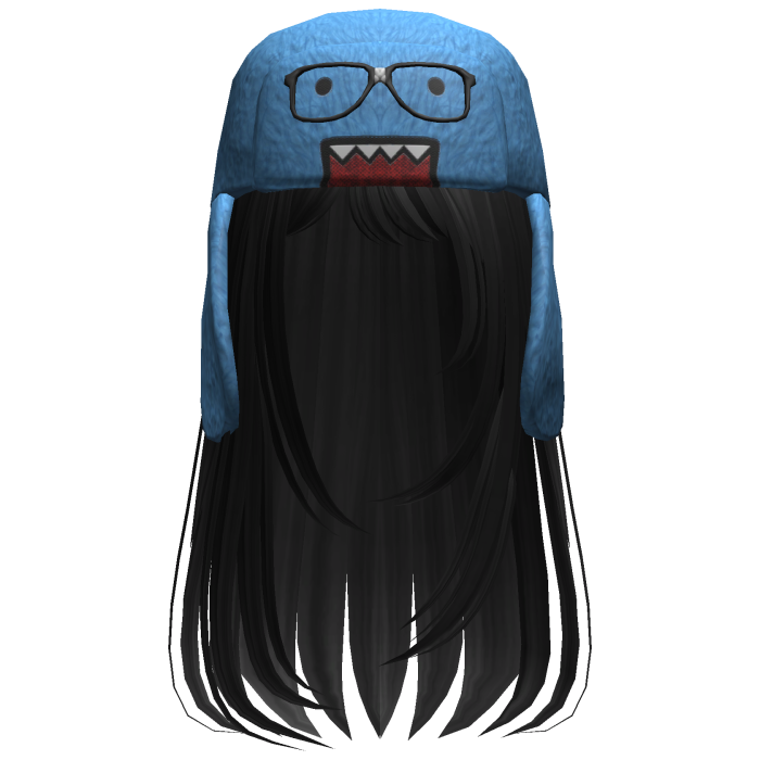 Domo Long Girl Hair Black V3