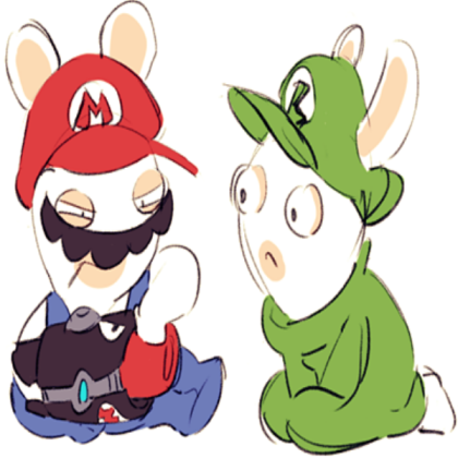 Rabbid Mario Bros (Re-upload) 2 Roblox decal