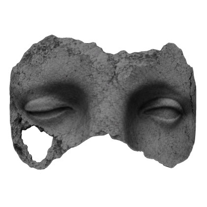 Fallen Greek Statue Eye Cover