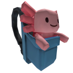 Pink Axolotl Pet Backpack Carrier