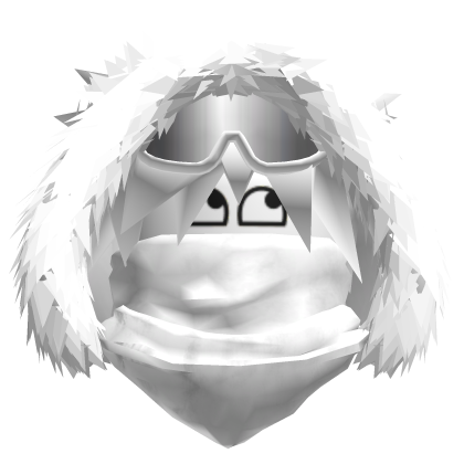 Dashie White Fur Hood Masked thumbnail