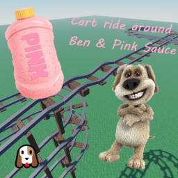 🐶 Cart ride around Ben and Pink Sauce 🐶