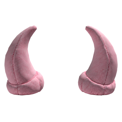 pink plush horn