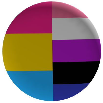 Pan & Genderfluid Pride Pin📍 Roblox item