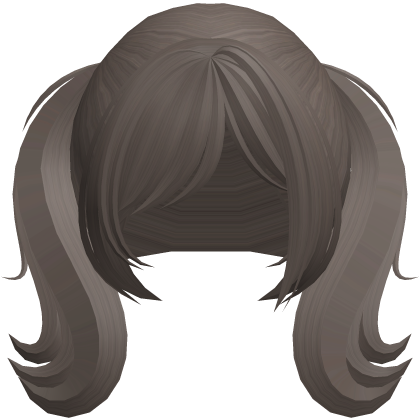 Hime Twin Pigtails (Dark Brown) Roblox item