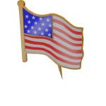 American Flag Lapel Pin