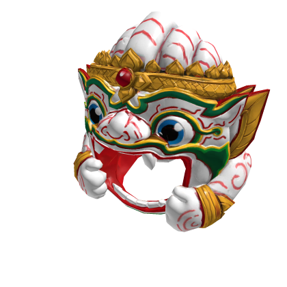 Thai Hanuman Open-Mouth Hat — หมวกหนุมานอมพลับพลา