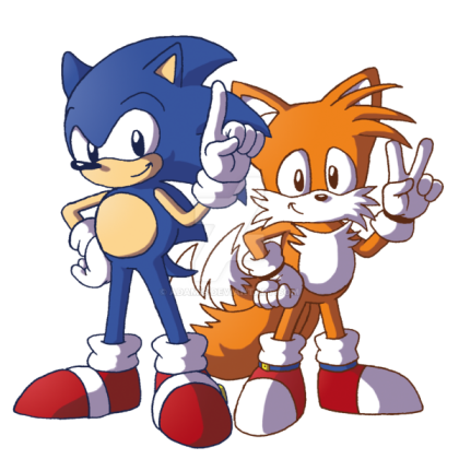 Sonic and Tails [For Real Sonic 03] Roblox decal