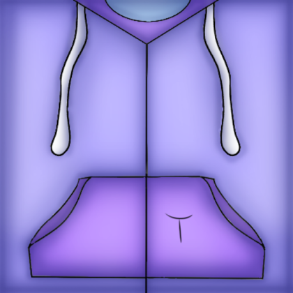 Basic_hoodie_style_Purple-W/BlueT Roblox decal