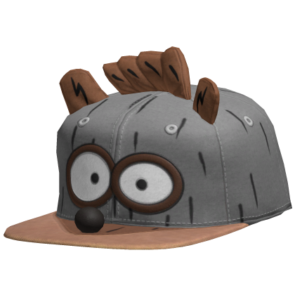 Sideswept Gray Rigby Cap Roblox item