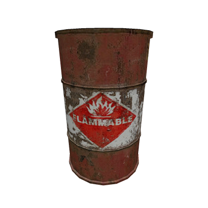 Explosive Oil Barrel