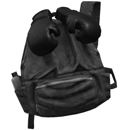 Gray Boxing Glove Grunge Backpack 1.0