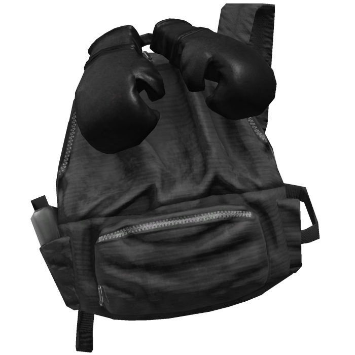 Gray Boxing Glove Grunge Backpack 1.0