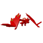 Rainbow Moss Wyvern