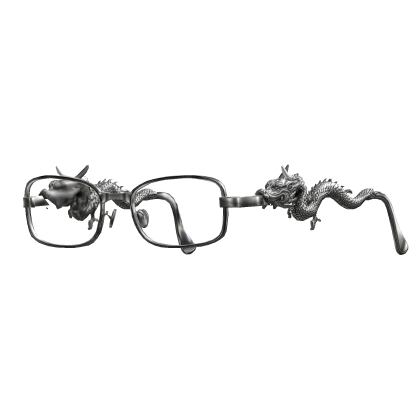 Silver Dragon Chrome Glasses