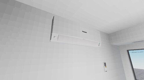 Air conditioner on apartment