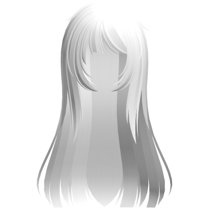 🤍 adorable tsundere long hair in white
