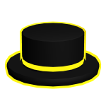 Yellow Neon Void Top Hat