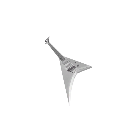 White Jackson Rhoads V Guitar