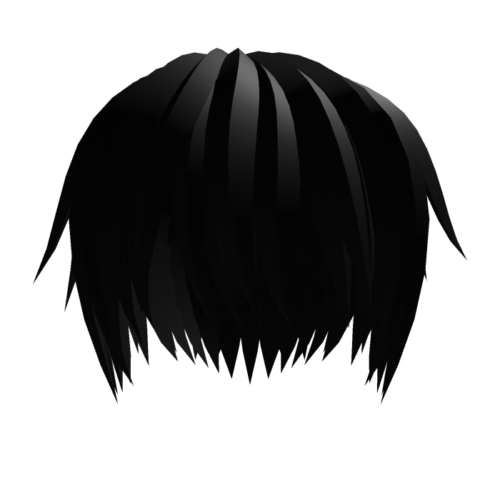 ⛧ Black Emo Hair 666
