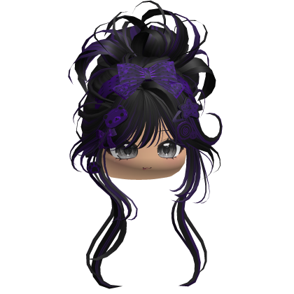 Igari Mori Kei Shoujo Bun (Black&Purple) Roblox item