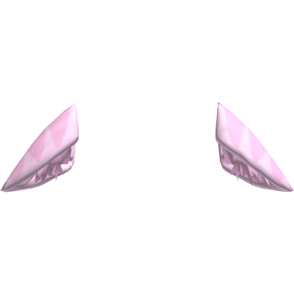 ♡ Big Fluffy Sad Pastel Pink Raccoon Cat Ears ♡