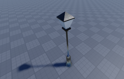UrbanCore Street Lamp – Classic Straight Design preview 2