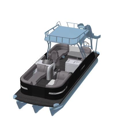 [New!] Boat Fishing Coast Yacht Detailed Drivable 