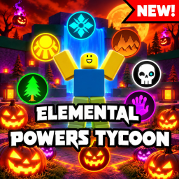 [HALLOWEEN🎃] Elemental Powers Tycoon Roblox game icon