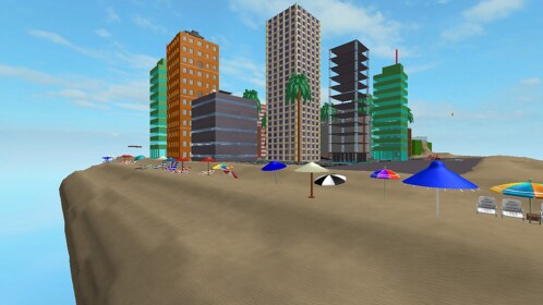Earthquake and tsunami! (Beach added)