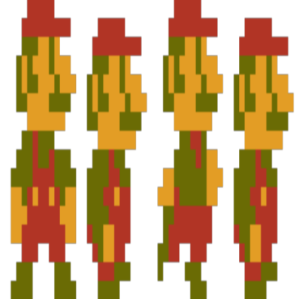 MARIO SPRITE SHEET Roblox decal