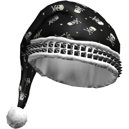 Black Pirate Studded Santa Hat Roblox item