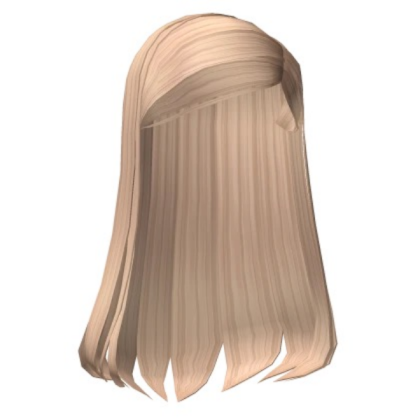 Supermodel Sidepart Hair (Blonde) Roblox decal