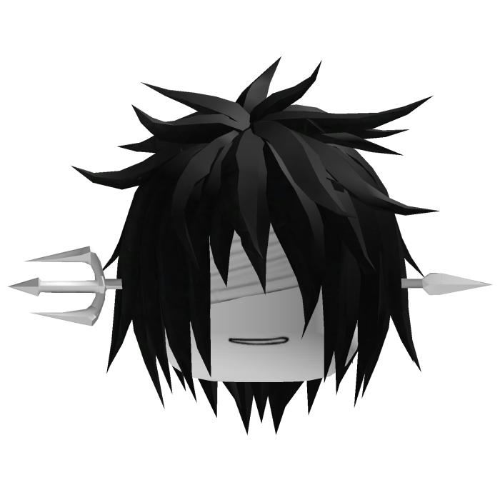Dashie Vkei Hair Black with White Bandana and Trid