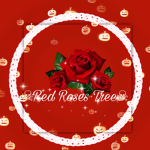 Red roses tree