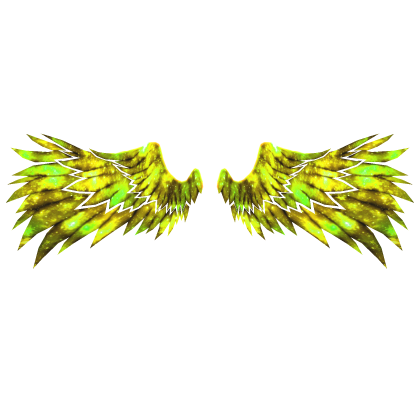 Cartoony Yellow Galaxy Angel Wings🌌 Roblox item