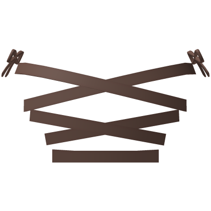 ꒰ cute brown back hair laced bow ♡ ꒱ Roblox item