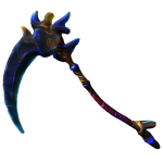 Gilded Deep Dark Azure Scythe