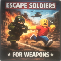 Escape soldiers for weapons