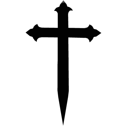 Cross Face Tattoo