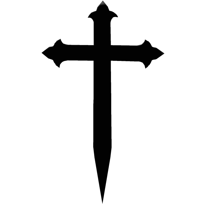Cross Face Tattoo