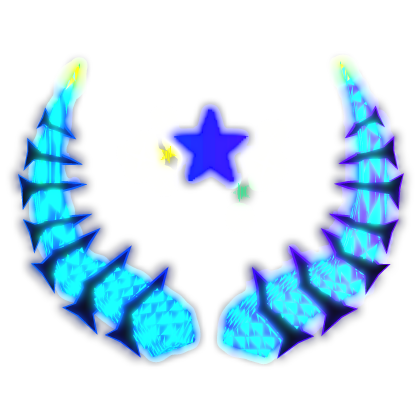 [✨Glowing + Animated Rainbow] Rainbow Star Horns