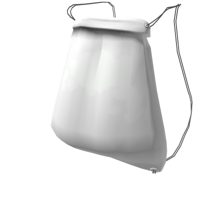 White Drawstring Bag